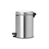 Kosz Pedałowy NEWICON 5L Matt Steel